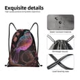 thumbnail image 3 of Kdxio Bird4 Print Drawstring Backpack Bag,Waterproof Draw String Back Sack, Gym Drawstring Bags Swim Bag For Unisex, 3 of 5