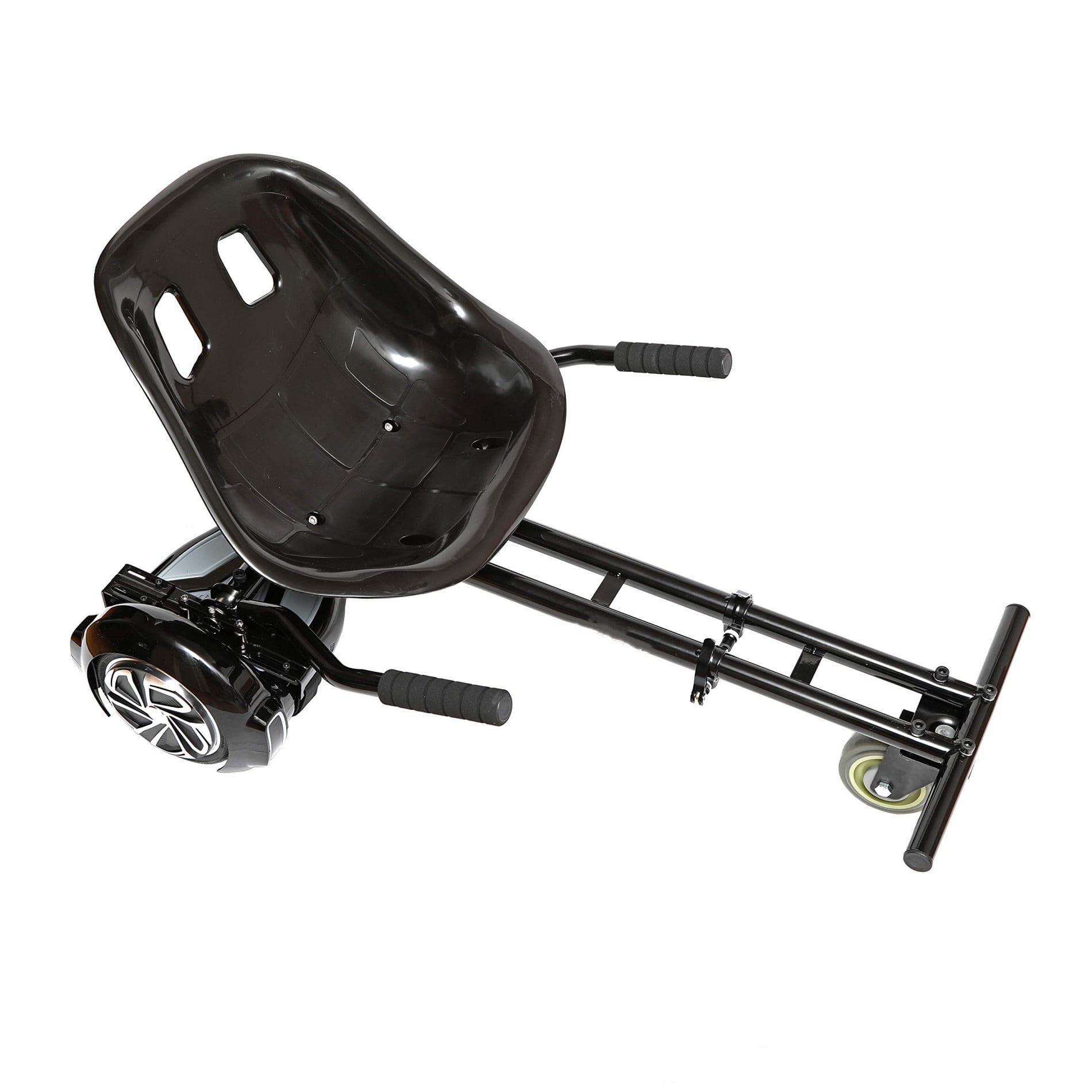 Kart Buggy Attachment | Compatible with All 6.5" & 8" Electric Hoverboards, Hand-Operated Rear Wheel Control, Adjustable Frame & Straps, Easy Assembly & Install