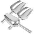 thumbnail image 2 of 3pcs Stainless Steel Ice Scoop Chips Shovel Multifunction Flour Scoopers Rice Shovel for Tea Candy Dessert Bean Food (8 Inches), 2 of 8