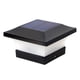 thumbnail image 1 of Lámpara de pilar solar para exteriores, lámpara de pared delimitadora LED, impermeable, para patio (luz blanca), 1 of 5