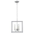 thumbnail image 1 of Living District LD6105D12S Eclipse 3 Light Vintage Sliver Pendant, 1 of 4