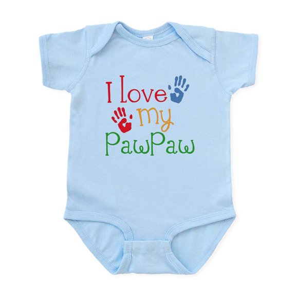 CafePress - I Love Pawpaw Infant Bodysuit - Baby Light Bodysuit, Size Newborn - 24 Months