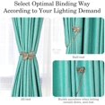 thumbnail image 5 of Curtain Tie Magnetic, 1 Pair Vintage Butterfly Resin Flower Curtain Drapery Holdback Retro Window Curtain Decorative Buckle Holder for Home Office Cafe Balcony, Gold, 5 of 14