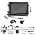 thumbnail image 4 of 7in Android 13 Car Stereo Compatible for Ford Freestyle 2005-2007, 2+64GB, Wireless CarPlay & Android Auto, GPS Navigation, AHD Backup Camera, Bluetooth/WiFi/FM RDS, SWC Support, 4 of 15