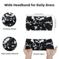 thumbnail image 3 of Tie Dye Headbands for Women Wide Head Wraps Boho Thick Hairbands Large African Sport Yoga Turban Headband Hair Accessories (Pack of 4), 3 of 12