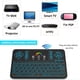 thumbnail image 5 of Ratón de teclado inalámbrico Q9 2.4G RF, con panel táctil / LED colorido para Android TV BOX Irfora Teclado, 5 of 7