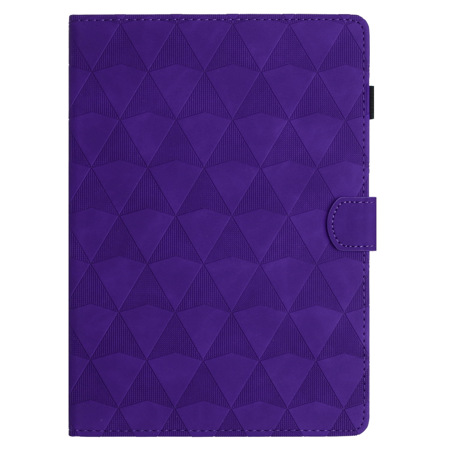 For iPad Air 11 Case 2024 - Highly Protective Apple Ipad Air Case with Stand & Pencil Holder – Functional 11 inch iPad Flip Folio Cover with Magnetic Closure and Diamond Pattern Embossed, Purple