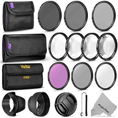 58mm complete lens filter accessory kit for canon eos rebel t6i t6 t5i t5 t4i t3i sl1 dslr camera
