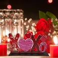 thumbnail image 3 of Adornos de madera para el Día de San Valentín, decoración de mesa de madera para fiestas de boda, artesanía de madera de amor para el Día de San Valentín, 3 of 5