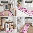 thumbnail image 5 of Pink Breast Cancer and Love Kitchen Rugs Sets Of 3,Kitchen Runner Rugs Non Skid Washable,Decorative Kitchen Floor Mats for Kitchen,Sink,Laundry,17"x30"+ 17"x47" + 17"x59", 5 of 6
