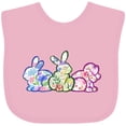 thumbnail image 3 of Inktastic Floral Easter Bunnies Boys or Girls Baby Bib, 3 of 4