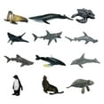 thumbnail image 3 of 12 Piezas De Animales Marinos Realistas Modelo Estatuilla Juguetes Educativos Para Sunnimix Mini estatuilla realista, 3 of 7
