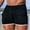 Black, variant on Lilgiuy Men's Solid Breathable Three-point Pants Beach Shorts Sports Elasticated Lace-up Trousers Clearance Sales Winter Fashion 2022