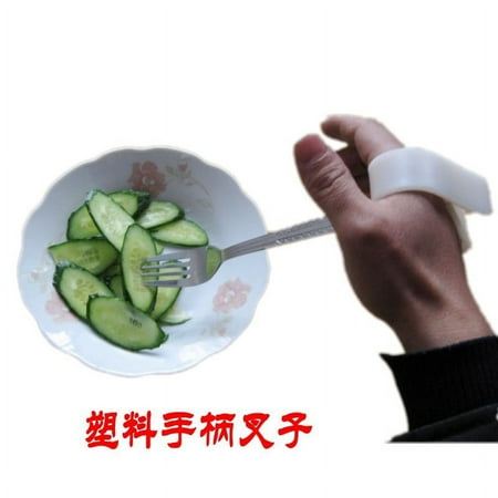 

NUOLUX Adaptive Utensil Portable Fork Seniors Fork Tremble Proof Fork Adaptive Spoon Nonslip Fork