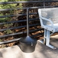 thumbnail image 3 of Genuine Joe Weather Resistant Fire-safe Powder Coated Smoking Receptacle, Galvanized Steel, Handle -37" Height X 16" Width, Black, 1 Each, 3 of 9