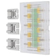thumbnail image 1 of Herramientas para máquinas de coser domésticas, prensatelas de agujas gemelas, prensatelas de agujas gemelas, durabilidad mejorada, 1 of 12