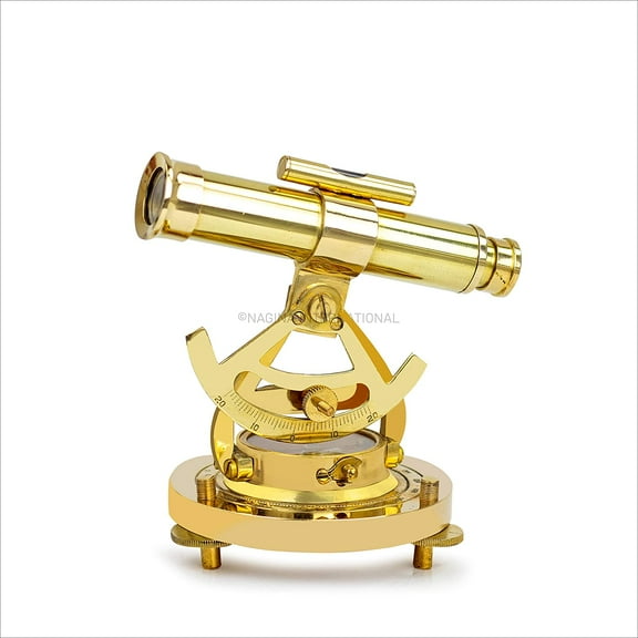 5.50" Alidade Telescope With Compass (Brass Polished)