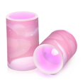 thumbnail image 2 of Set of 2 Flameless Candles Lights with Remote Control Flickering LED Candles Electric Candles for Home Decor Parties Pink Dreamy Heart, 2 of 7
