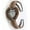 Copper, variant on Perie Berni Rhinestone Heart Face Women's Quartz Bangle Watch - Copper Color - WT-L80521COP