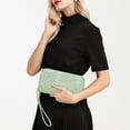 thumbnail image 6 of GAEKEAO Women’s Wristlet Wallet Rfid Blocking Leather Zip Around Wallet with Large Capacity Card Slots and ID Window, 6 of 7
