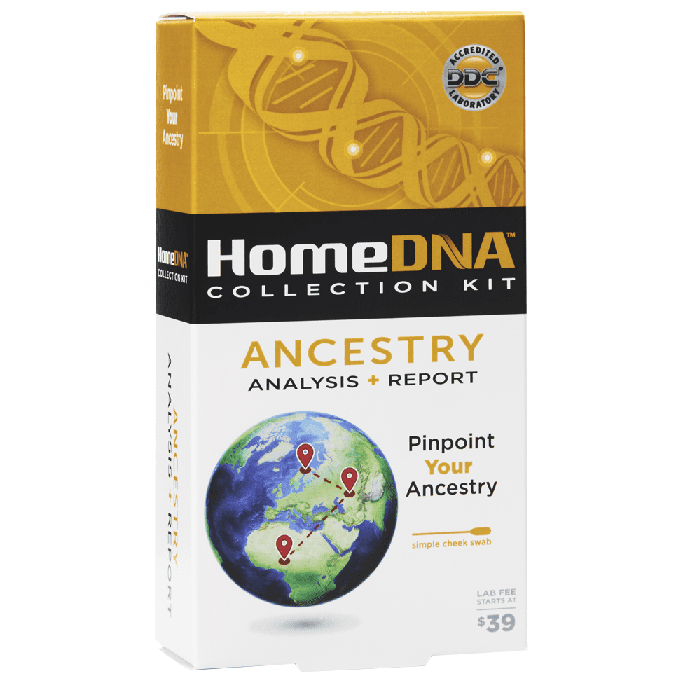 Homedna Ancestry Test Collection Kit Only Starter And Advanced Mail In At Home Dna Testing Lab 