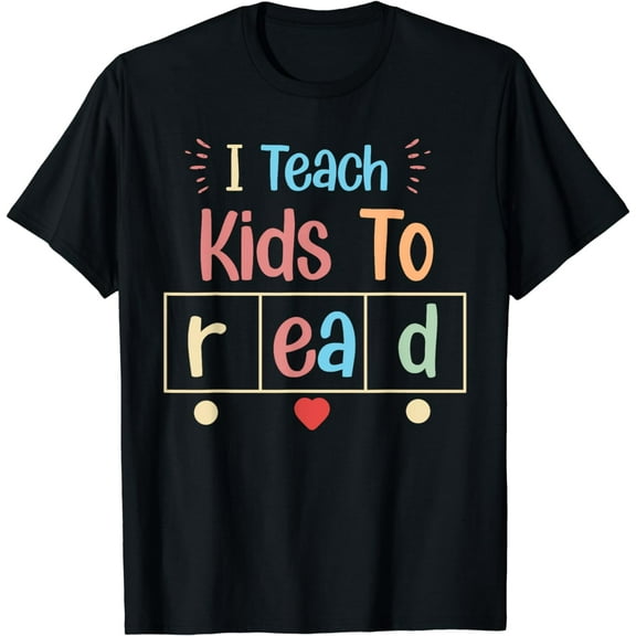 I Teach Kids To Read Science Teachers Men Women Reading T-Shirt