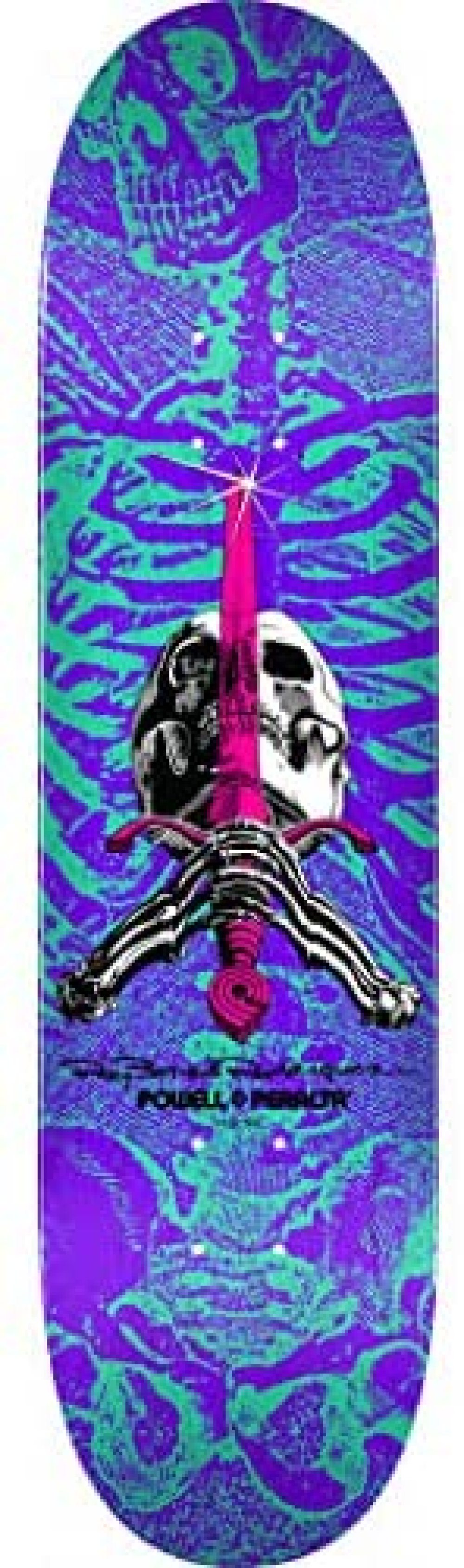 上質で快適 スケートボード スケボー デッキ Powell ( Turquoise/Purple Deck Skateboard Sword and  Skull Peralta デッキ、パーツ - www.christmasmemories.com.au