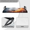 thumbnail image 4 of Xoenoiee Water Fire Splatter Soccer Pattern Golf Cart Seat Towel Protector Anti-Hot Portable Decorative Golf Cart Cover Universal for Most 2-Person Seats Club Car Accessories, 4 of 5