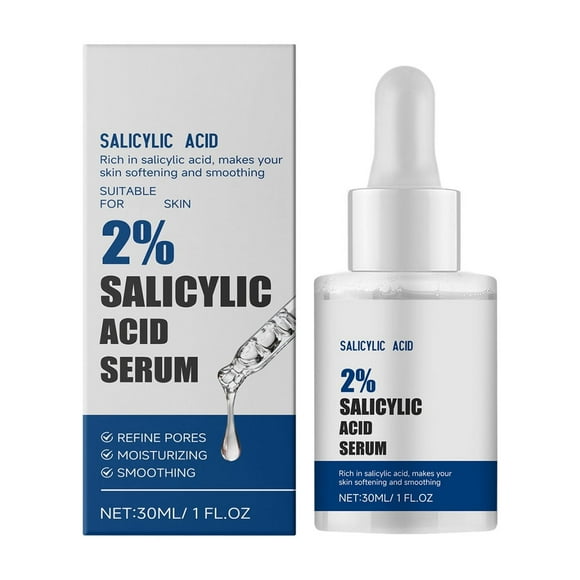 Herunwer 2% Salicylic Acid Serum for Face Acne Treatment, Acne Serum for Oily Skin, Moisturizer Face Serum for Acne Spot, Blackhead & Whitehead Remover, Pore Reducer, Acne Skincare