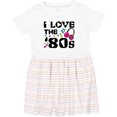 thumbnail image 3 of Inktastic I Love the '80s-musical Notes Girls Toddler Dress, 3 of 5