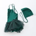 thumbnail image 6 of Gubotare Toddler Swimsuit Girl Baby Girls Swimsuit Toddler Ruffled Bikini One-Piece Swimwear Baby Girl Bathing Suits Kids Swimming Bathing Beachwear 4T 5T (Dark Green,4-5 Years), 6 of 7