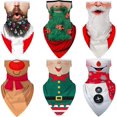 thumbnail image 1 of 6 piezas Pañuelos navideños para la cara Polaina para el cuello multifuncional Bufanda Diadema, 1 of 5