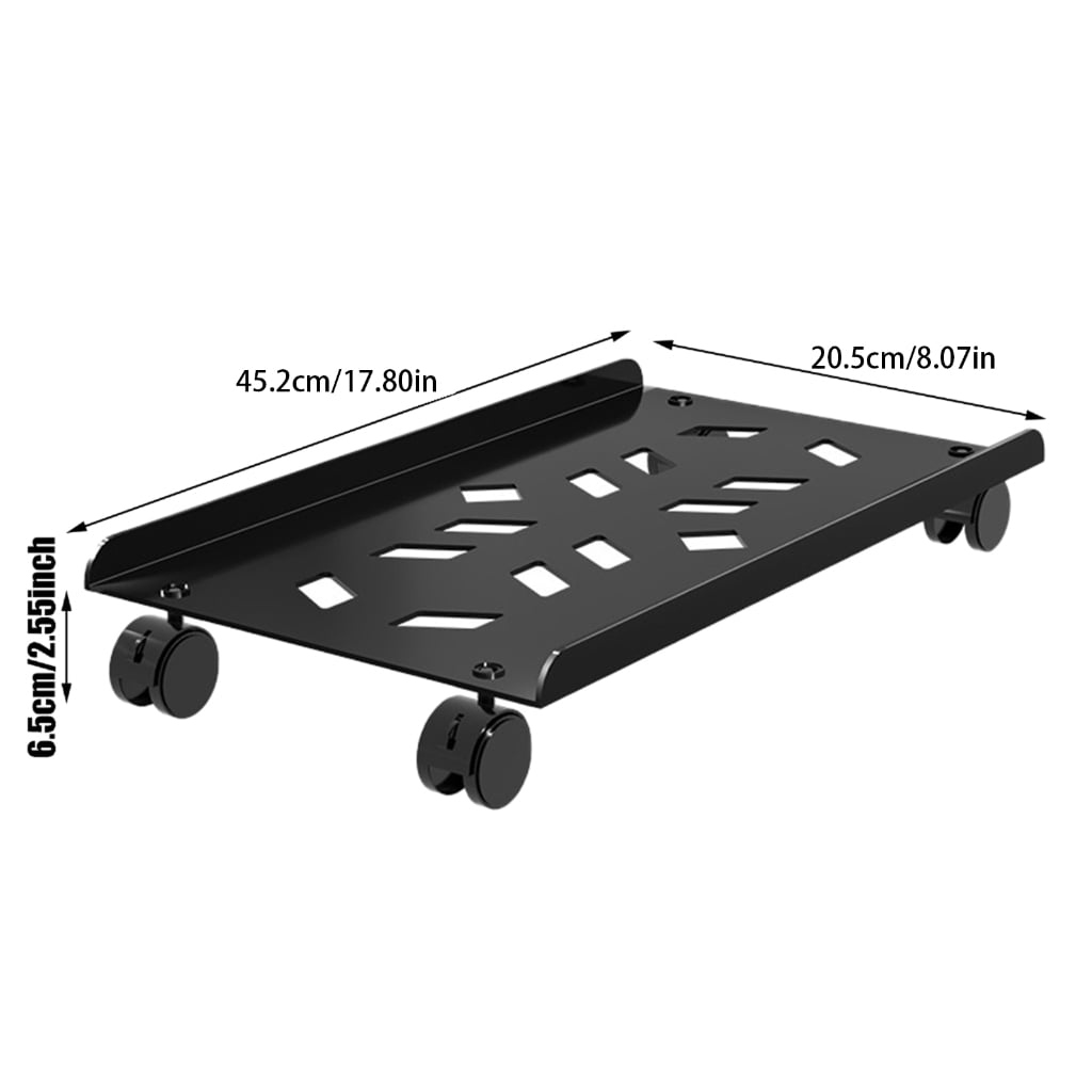 Computer Tower Stand Adjustable Mobile CPU Stand CPU Holder PC Tower Stand with Wheel PC Floor Risers Stand Computer