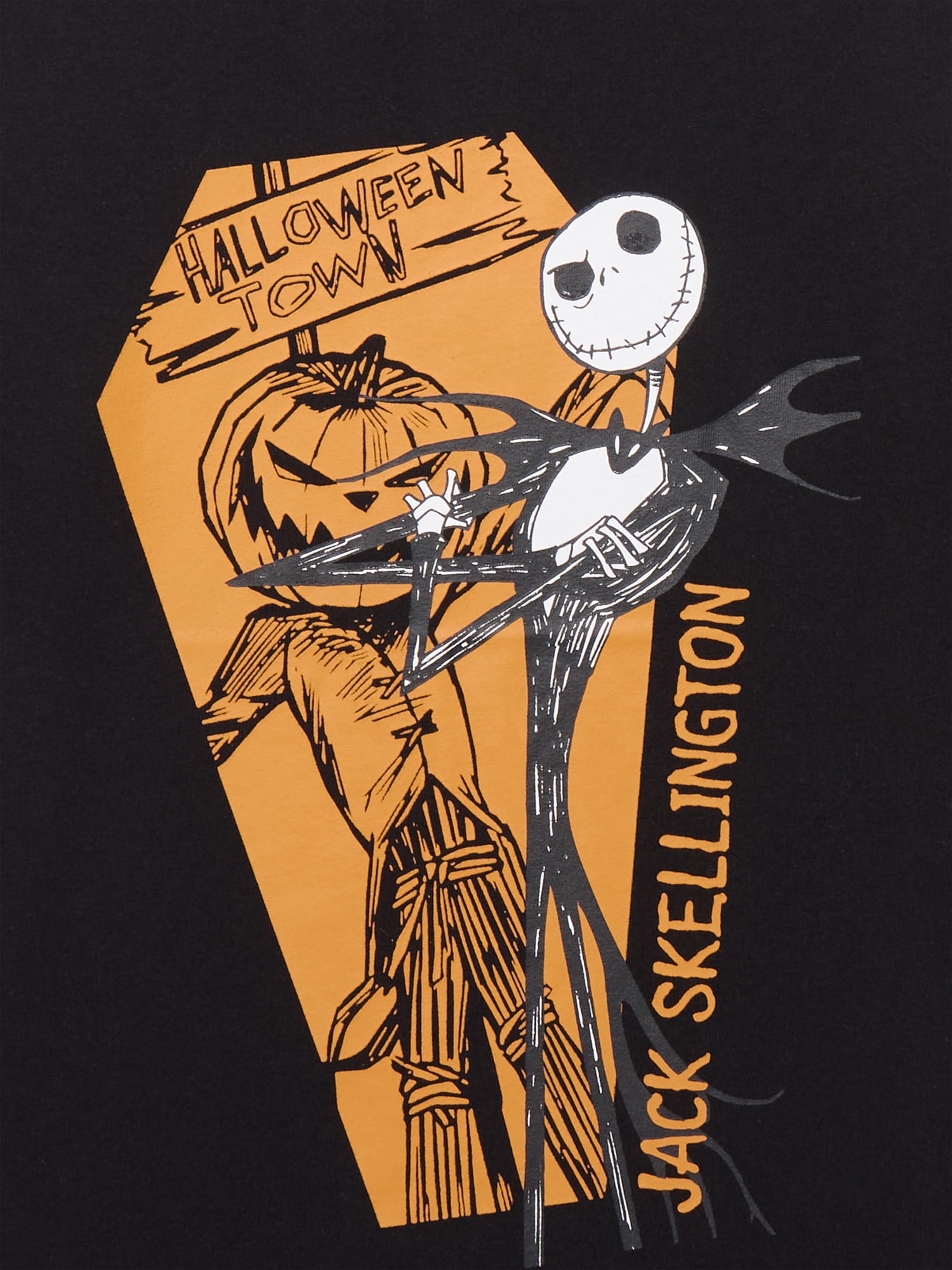 Nightmare Before Christmas Boys Short Sleeve Halloween Graphic T-Shirt, Sizes 4-18