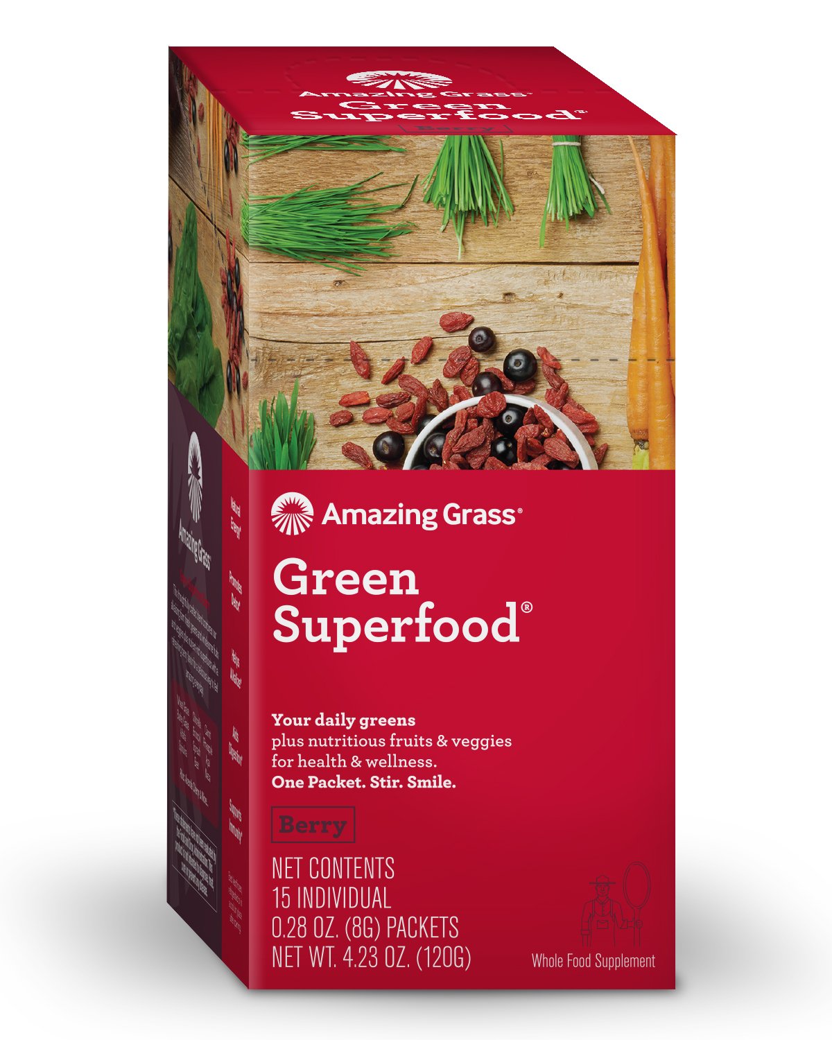 Amazing Grass Green Superfood Organic Wheat Grass and 7 Super Greens