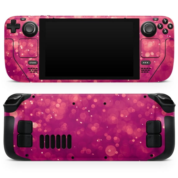 Design Skinz - Compatible with Steam Deck - Skin Decal Protective Scratch-Resistant Removable Vinyl Wrap Cover - Unfocused Pink Glimmer