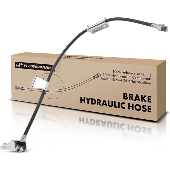A-Premium Front Passenger Brake Hydraulic Hose Compatible with Select Chevy, Cadillac and GMC Models - Silverado 1500, Suburban/Avalanche 1500, Tahoe, Escalade, Sierra 1500, Yukon, Escalade ESV/EXT