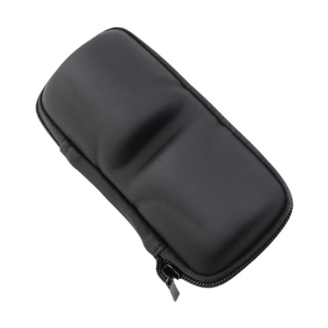 Estuche para carrete de pesca, portátil, multifuncional, con cremallera, para almacenamiento de carretes de pesca, para balsa, baitcasting, trolling Negro