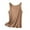 Brown, variant on SwiftWear Coffee Women Summer Tank Tops Casual Wide Strap Banded Bottom Loose Camisole Sleeveless Pullover Shirts M-XXL
