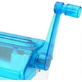thumbnail image 4 of Plastic Manual Clear Paper Shredder A4 Cutting Machine for Office (Blue), 4 of 5