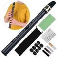 thumbnail image 2 of Portable 8-Hole ABS Pocket Saxophone in Dark Green with 4 Backup Reeds, 8 Dental Pads, Finger Chart, Cleaning Cloth, and Carrying Bag – Compact 13.39" Musical Instrument Kit for Beginners and Travel, 2 of 7