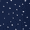 Nautical Navy Stars, variant on Women’s Cotton Blend Long Sleeve Notch Collar Sleepshirt, Sizes S to 4X