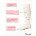 thumbnail image 3 of MeMoi  Weaved Velvet Bow Knee High Socks - Girls - Female, 4, Winter White, 3 of 7