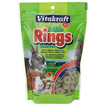UPC: 0051233203904 | Vitakraft Nibble Rings Treats – Crunchy Alfalfa Snack – For Rabbits  Guinea Pigs  Hamsters  and More