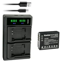 Kastar 1-Pack CGA-S007 Battery and LTD2 USB Charger Compatible with Panasonic Lumix DMC-TZ1EF, Lumix DMC-TZ1EG, Lumix DMC-TZ1GK, Lumix DMC-TZ1K, Lumix DMC-TZ1S, Lumix DMC-TZ2, Lumix DMC-TZ2A Camera