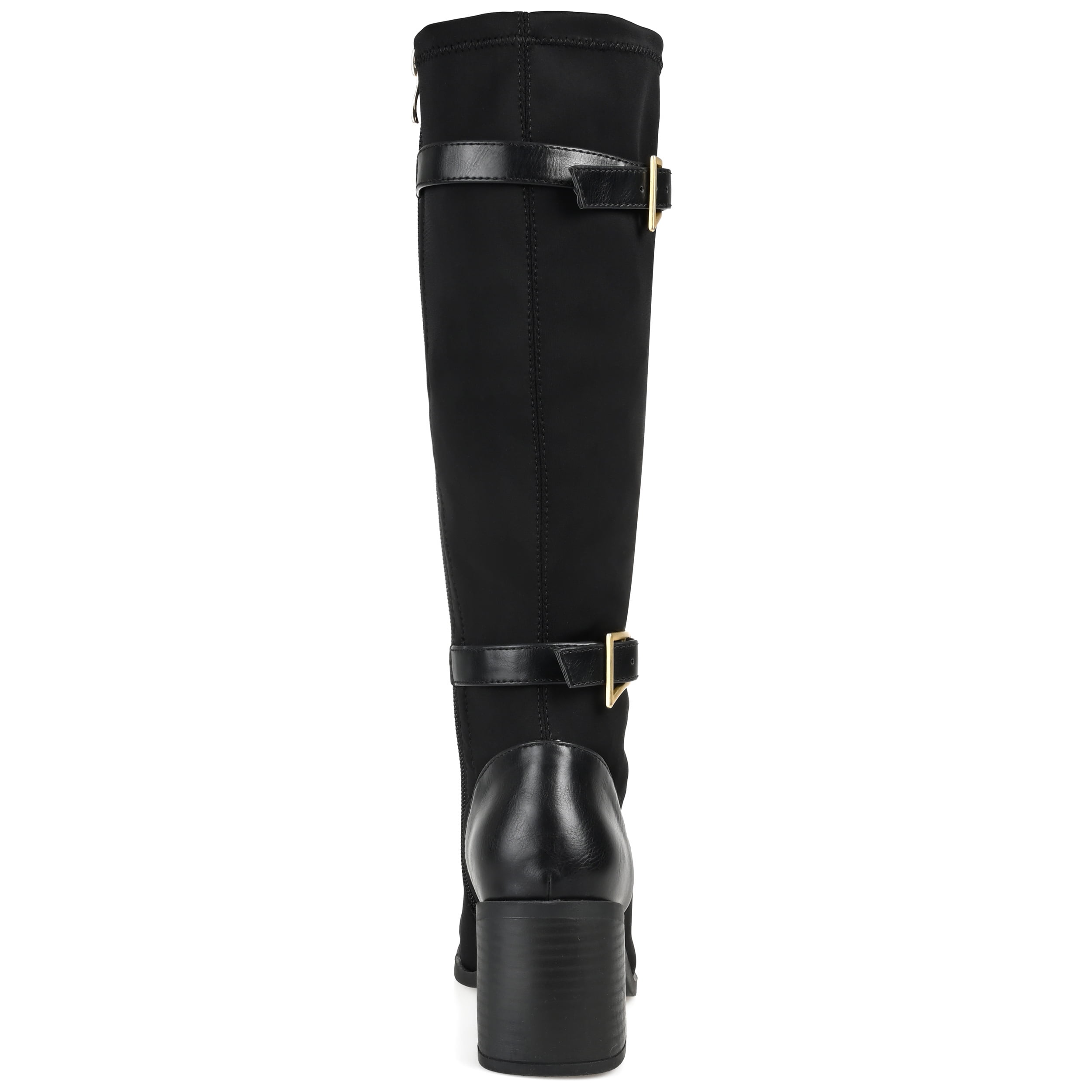 Journee Womens Gaibree Tru Comfort Foam Wide Width Extra Wide Calf Stacked Heel Knee High Boots