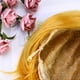 thumbnail image 5 of WORGEOUS Pelucas de pelo rizado de onda larga y colorida de 80 cm con flequillo Peluca de cosplay Pelucas de cosplay de anime de estilo Lolita (amarillo), 5 of 7