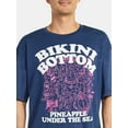 thumbnail image 4 of SpongeBob SquarePants Men's and Big Men's Bikini Bottom Graphic Tee, Sizes S-3XL, 4 of 5