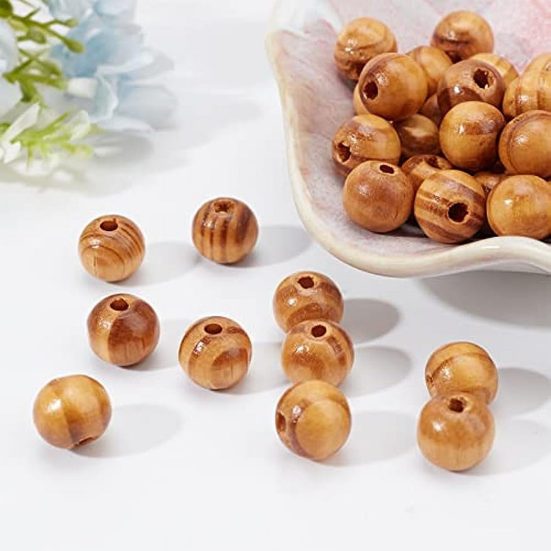 40mm Wood Beads 30pcs Unfinished Large Wooden Beads Natural Wood Ball Loose  Beads Wood Spacer Bead for Craft Farmhouse Garland Decor Home Macrame  Christmas Jewelry Making 