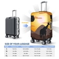 thumbnail image 4 of Pofeuu Giraffes Of The African Savannah Print Luggage Suitcase Cover Protector Luggage Washable Covers Aesthetic for 18/24/28/32 inch Luggage（No luggage included）-Medium, 4 of 7